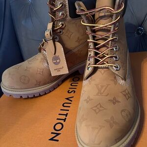 Authentic LV X Timberland 6 inch ankle boots